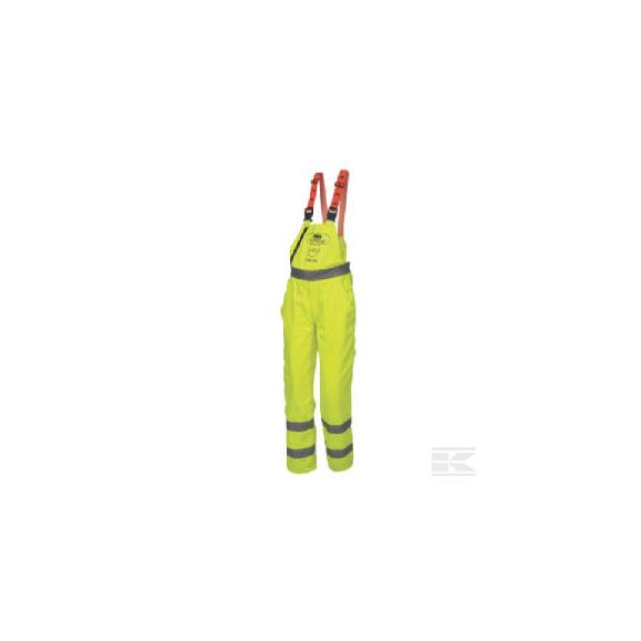 PETO ANTICORTE T/L C1 ALTA VISIBILIDAD AMARILL FLUOR. 2 BOLSILL INT. 1 FRTAL. BANDAS REFLEC