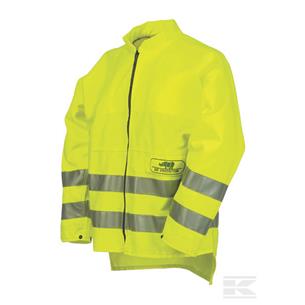 CHAQUETA T/M ALTA VISIBILIDAD NARANJA FLUOR. BANDAS REFLEC. NTVA EN 381-11 C1 EN 471 C2