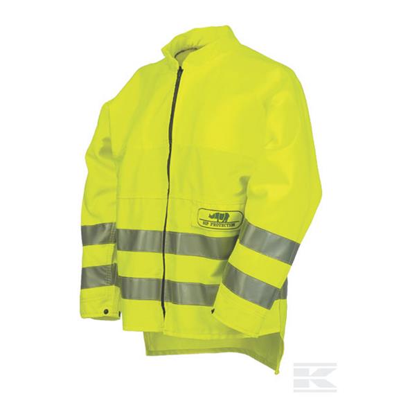 CHAQUETA T/M ALTA VISIBILIDAD NARANJA FLUOR. BANDAS REFLEC. NTVA EN 381-11 C1 EN 471 C2