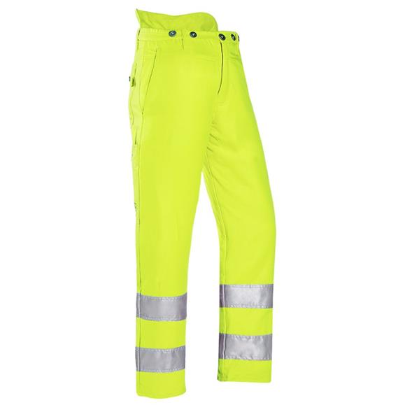 PANTALON DESBROCE T/XL ALTA VISIBILIDAD. REALIZADO EN PVC RESIST AGUA. 2 BOLS. INT Y 1 PARA HERRAM.