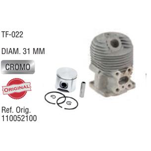 KIT DE CILINDRO Y PISTON TF-022 DIAM. 31 MM