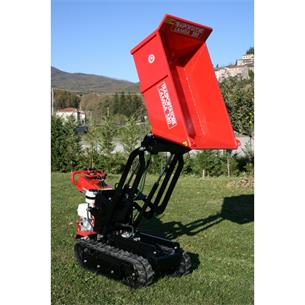 ELEVADOR PLATAFORMA CON BASCULANTE HIDRAUL. 600 KG, 1200-1400 MM