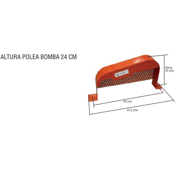 CUBREPOLEA VERDE PEQUEÑO (MS-154,MS-330,MS-415, MS40V)