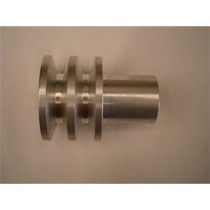 POLEA 4T ALUMINIO DIA EXT 54 MM DIA INT19,07 MM 2 CANALES SERIE A PARA EJE-MOTOR DE 19,05 MM