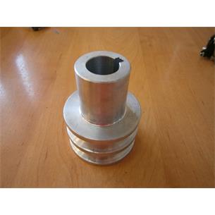 POLEA 4T ALUMINIO DIA EXT 54 MM DIA INT 20,02 MM 2 CANALES SERIE A PARA EJE-MOTOR DE 20 MM