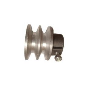 POLEA MOTOR EJE 15 MM CON 2 CANALES DIAM 62 MM