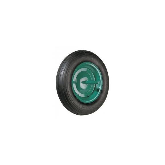 RUEDA 3,50-8  , DELANTERA IMPINCHABLE LLANTA METAL, EJE DE 20 MM