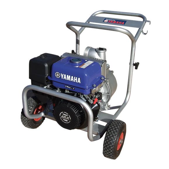 MOTOBOMBA YAMAHA CAUDAL 40 MTS , CHASIS CON RUEDAS, CON MOTOR MX-400