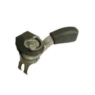 MANETA ACELERADOR METAL C/CREMALLERA ABRAZ. TUBO 25 MM