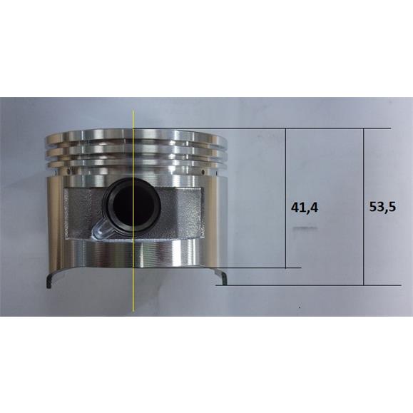 KIT DE PISTON COMPLETO GX-160 DIAM. 68 MM DIAMETRO 14.5 MM CABEZA PISTON A BULON