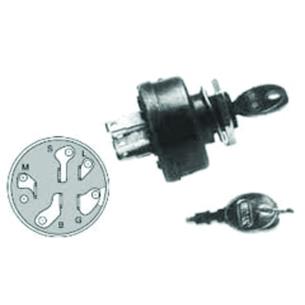 LLAVE DE CONTACTO HONDA , HSQ, 5 TERMINALES, 3 POSICIONES, 15.9 MM 61090041033
