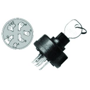 LLAVE DE CONTACTO 15.9 MM, 3 POSIC. 6 TERMINALES 539101710, 539101770, 168734