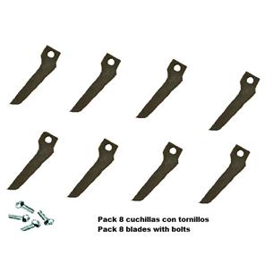 JUEGO COMPLETO CUCHILLAS TIPO "RECTO"