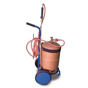 QUEMADOR HIERBAS LPG - RUEDAS MACIZAS