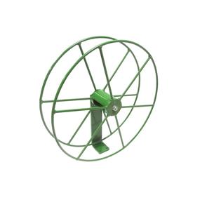 ENROLLADOR MANUAL 30-50 MTS MANGUERA PLANA VERDE RAL 6002 (CANAL DE 10cm)
