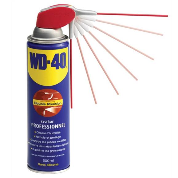 AFLOJATODO WD-40,BOQUILLA ORIENTABLE , BOTE 500 ML, CAJA 24 UNID.