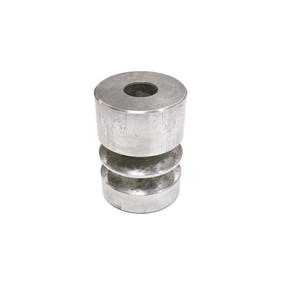 POLEA 4T ALUMINIO DIA EXT 60  MM DIA INT 16 MM ROSCADO 2 CANALES