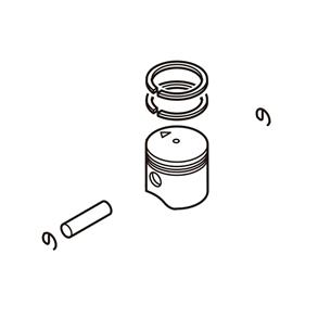 KIT DE PISTON COMPLETO BE-230 MS-0973 DIAM. 32 MM