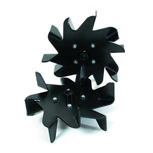 JUEGO RUEDAS METALICAS NOUKI PB-2 , PB-3 DIAM. EJE 25 MM