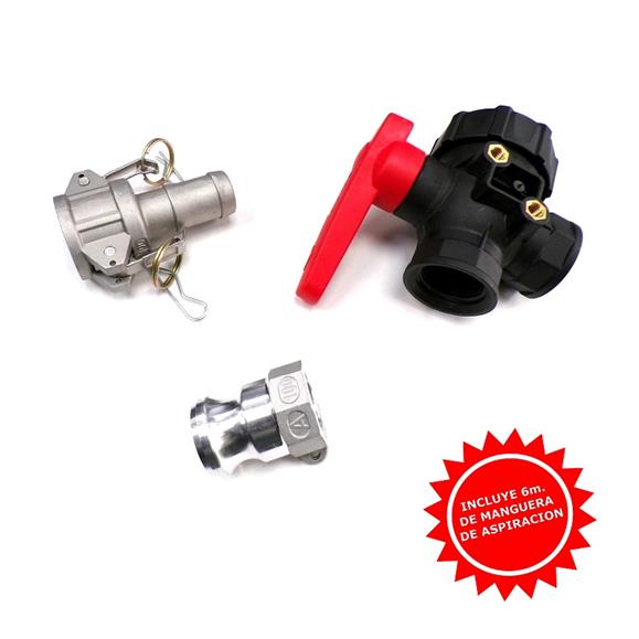 SISTEMA DE AUTOCEBADO - AUTOCARGA CUBA CON MANGUERA 6M (BOMBAS 1")