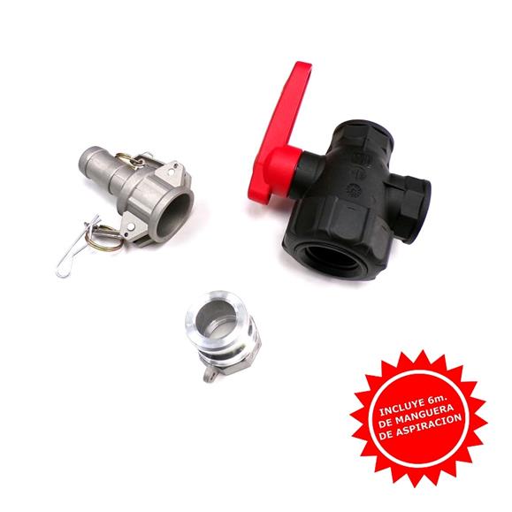 SISTEMA DE AUTOCEBADO - AUTOCARGA CUBA CON MANGUERA 6M (BOMBAS 1")