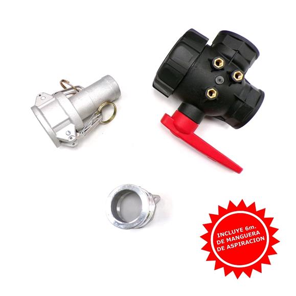 SISTEMA DE AUTOCEBADO - AUTOCARGA CUBA CON MANGUERA 6M (BOMBAS 1" 1/2)