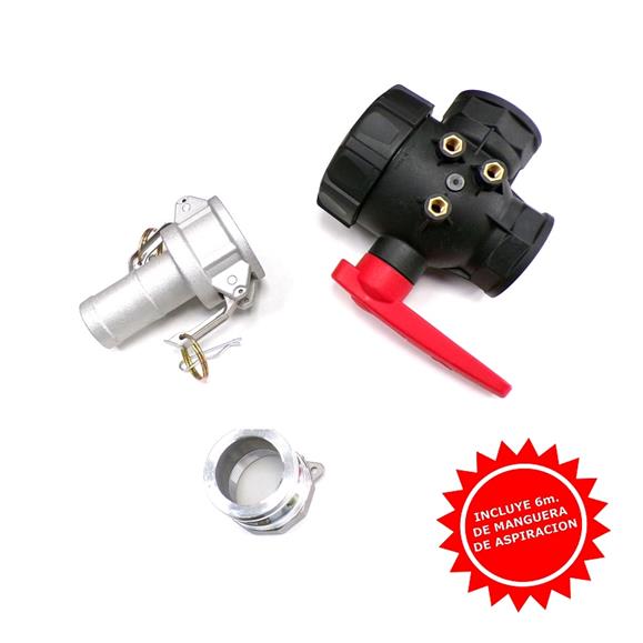 SISTEMA DE AUTOCEBADO - AUTOCARGA CUBA CON MANGUERA 6M (BOMBAS 1" 1/2)