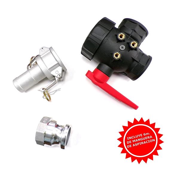 SISTEMA DE AUTOCEBADO - AUTOCARGA CUBA CON MANGUERA 6M (BOMBAS 1" 1/2)