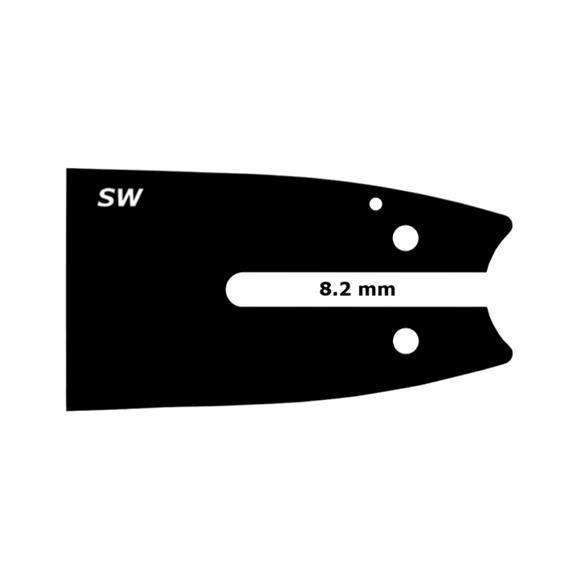 ESPADA ARCHER 14 PULG (35CM), 3/8 BP, .043 PULG (1,1MM), 50 ESLABONES COMP. OREGON A074