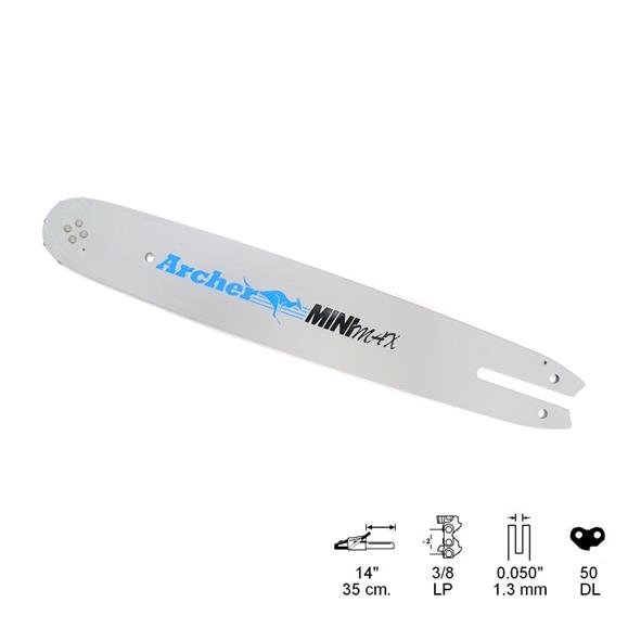ESPADA 14 PULG (35CM), 3/8 BP, .050 PULG (1,3MM) 50 ESLABONES