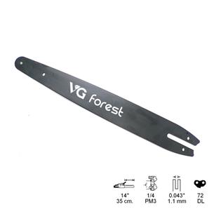 ESPADA FOREST 14", 1/4, 0.43, 72 ESLABONES, PARA CADENA PM3