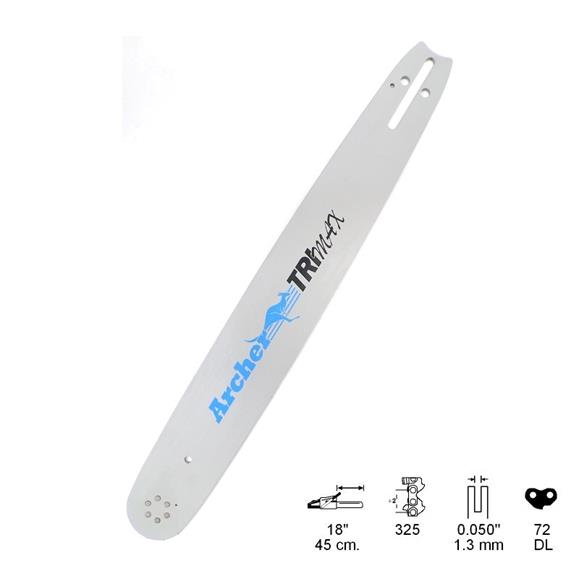 ESPADA LAMINADA 18"/45CM PASO 325 GALGA 0.050/1,3MM 72 ESLABONES