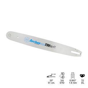 ESPADA SOLIDA 20"/50CM PASO 3/8 GALGA 0.063/1,6MM 72 ESLABONES