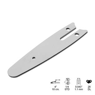 ESPADA 4 " , CADENA 1/4, 0,43", 28 ESLABONES, PARA PODADORAS DE MANO MBE-4