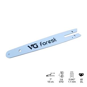 ESPADA 7 " , CADENA 1/4, 0,43", 48 ESLABONES PARA PODADORAS DE MANO MBE-6