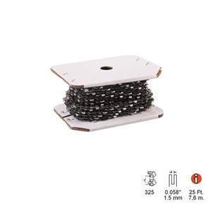 ROLLO CADENA WIDEA 25 PIES, 325, 0.58 , DIENTE CHISEL. CUADRADO
