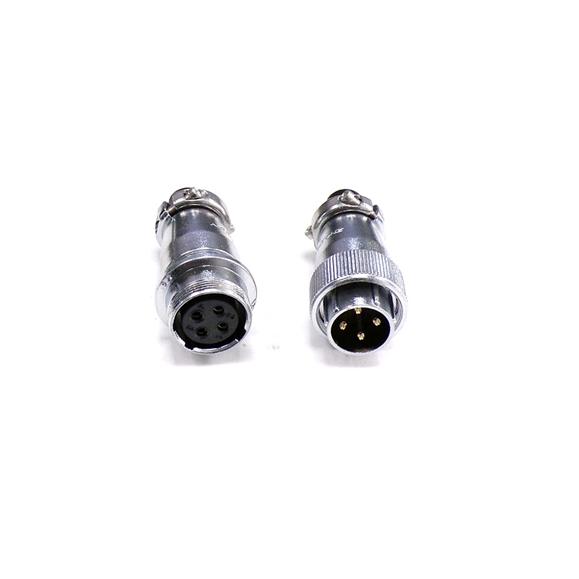 ENCHUFE MACHO + HEMBRA , METALICO,  VAREADORA ELECTRICA