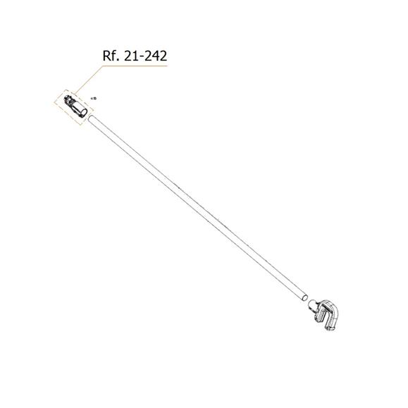 CONECTOR VARA CIFARELLI SC-800 NUEVO 28 X 32 LARGO 122