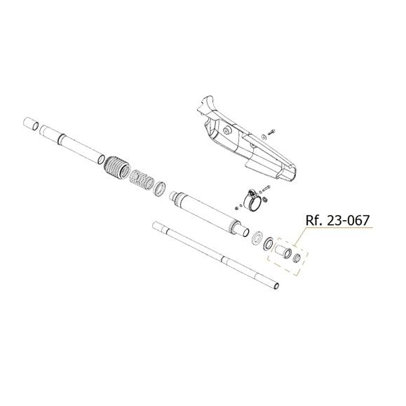 CASQUILLO CON RETEN EJE IMPULSOR SC-800