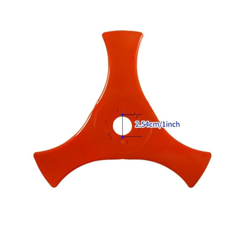 CUCHILLA DESBROCE NYLON 3 DIENTES, DIAM 250 MM, AGUJERO 25,4 MM