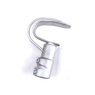 GANCHO ALUMINIO STL , 32 MM, PARA GOMA PASADOR, NO INCLUYE TORNILLERIA