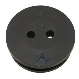 PASAMURO 2 AGUJEROS DIAM 25 MM, HSQ., KOMATSU ZENOAH 579138304, 579138306, 579138307, 581493301