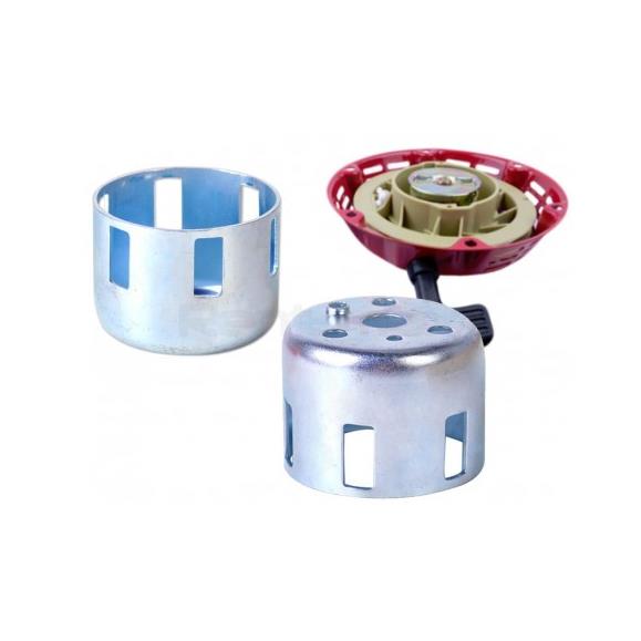 ARRANQUE COMPLETO GX-160, GX-120, GX-200 TRINQUETE METAL PLANO CON POLEA HS-001 HS-004