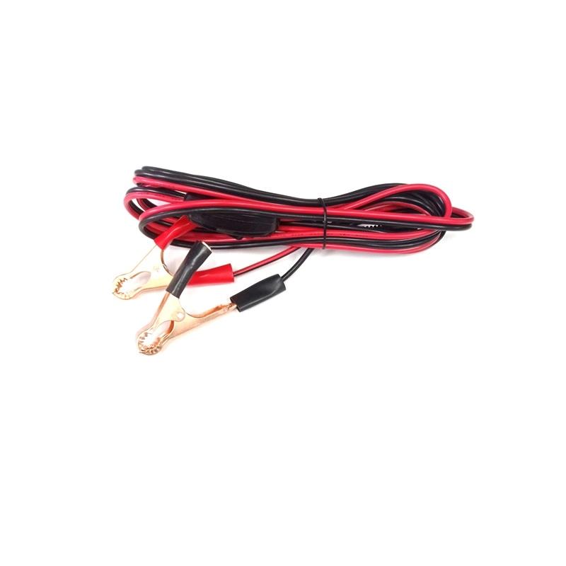 CABLE 2.40 MTS, 12V, 30 AMP, BOMBA ELECTRICA C/PINZAS E INTERRUPTOR  VCP-115