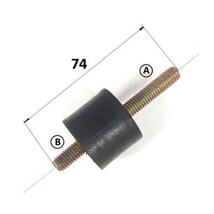 SILENBLOCK M8, M-M DIAM 30 MM