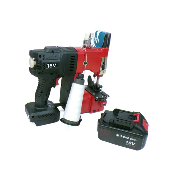 COSEDORA DE HILO PARA MANTOS Y SACAS , INCLUYE BATERIA 4 AH Y CARGADOR