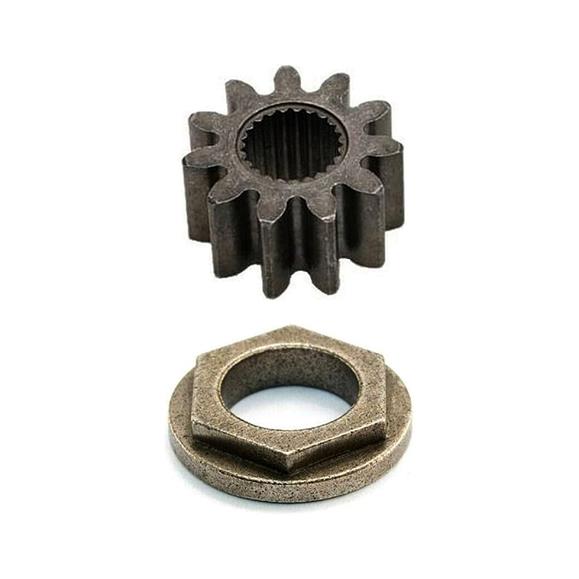 ENGRANAJE DE PINON Y BUJE DEL EJE DE DIRECCION