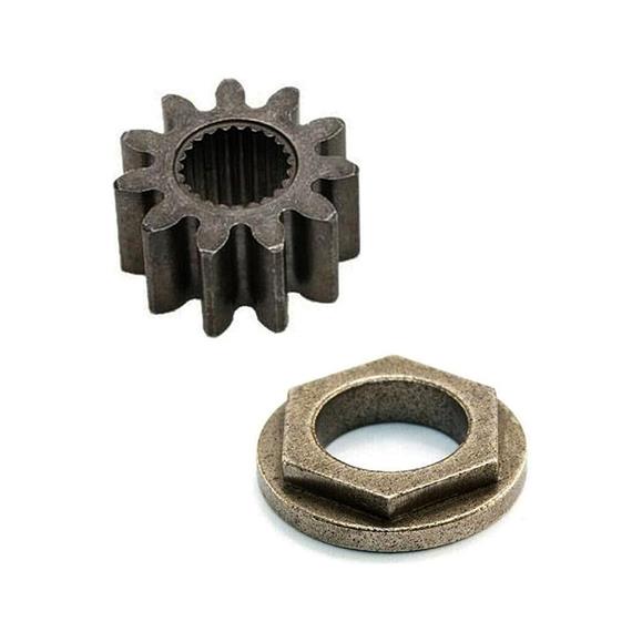 ENGRANAJE DE PINON Y BUJE DEL EJE DE DIRECCION