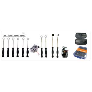 SET DE 10 DESTORNILLADORES PARA REGULACION DE CARBURADORES