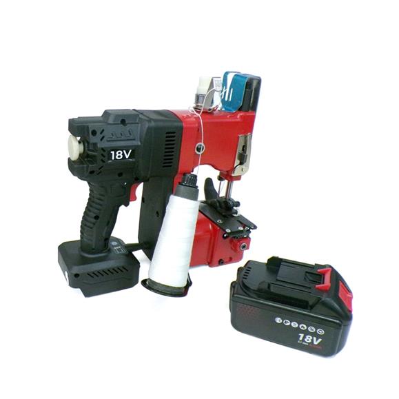 COSEDORA DE HILO PARA MANTOS Y SACAS , INCLUYE BATERIA 4 AH Y CARGADOR